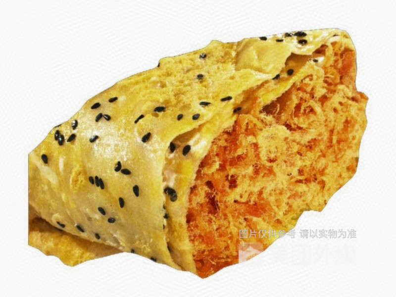 海苔肉松煎饼图片