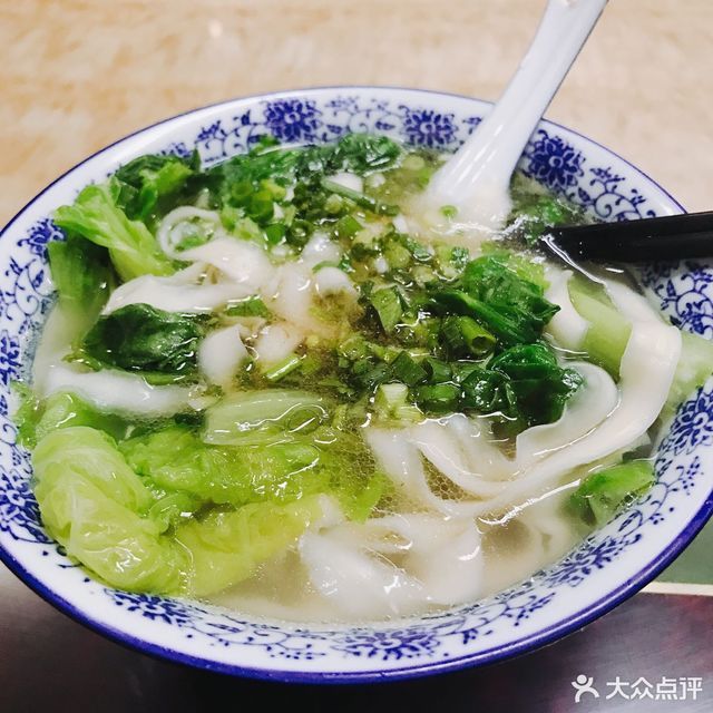 青菜刀削面图片