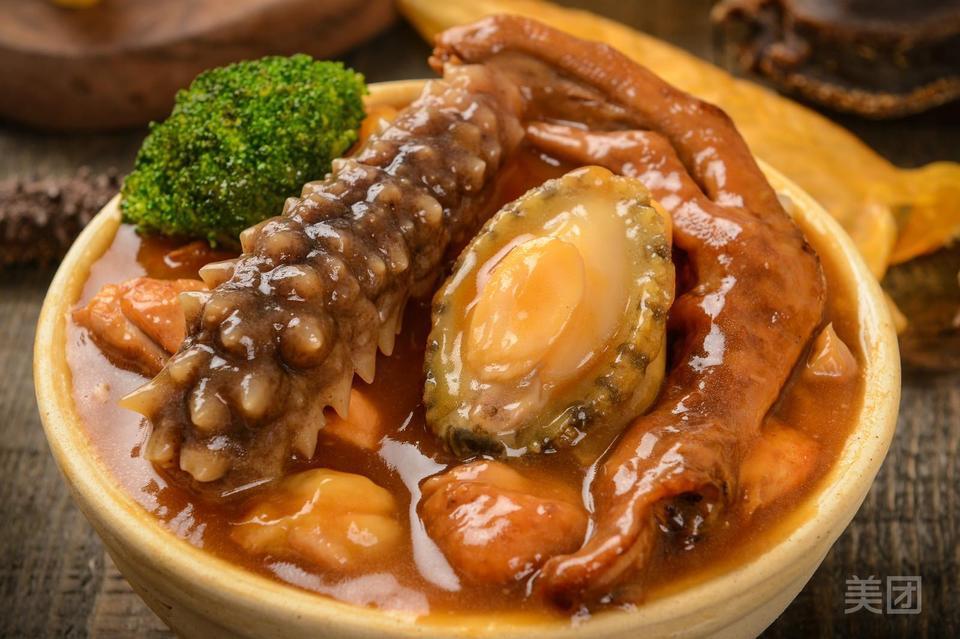 宫廷鲍汁佛跳墙捞饭图片