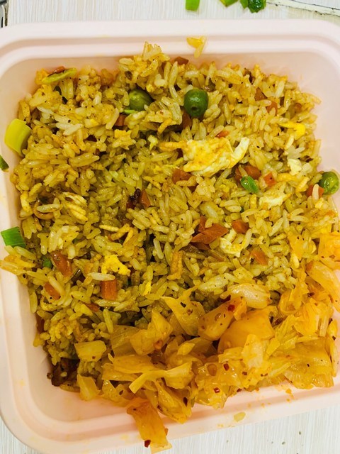 招牌锅巴炒饭图片