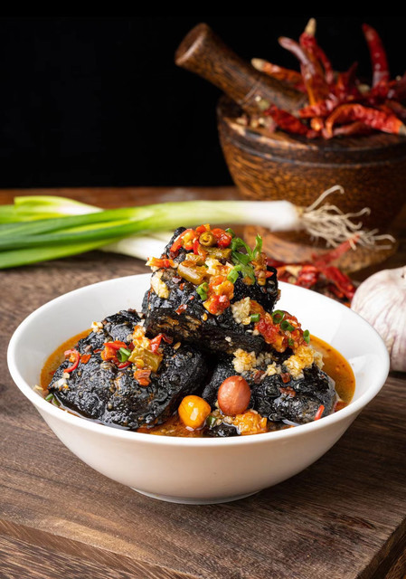 爆汁臭豆腐图片