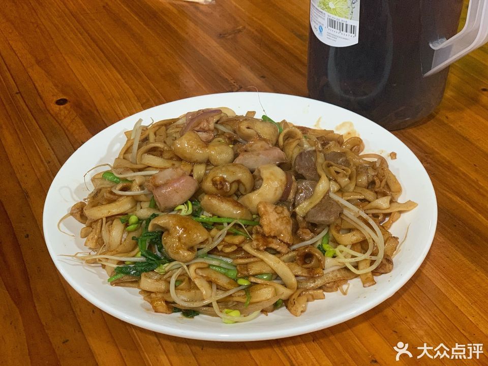 猪杂炒河粉图片