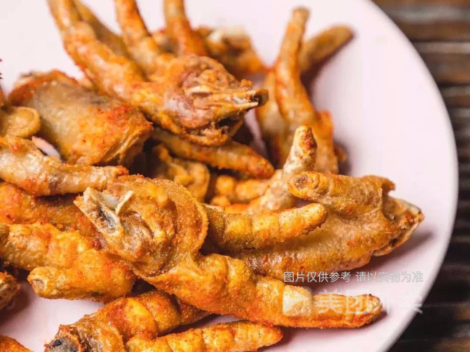 黄金炸鸡爪图片