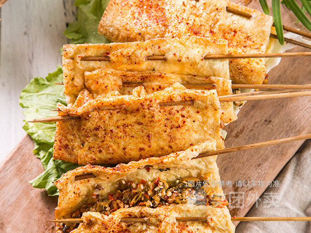 碳烤油豆皮图片