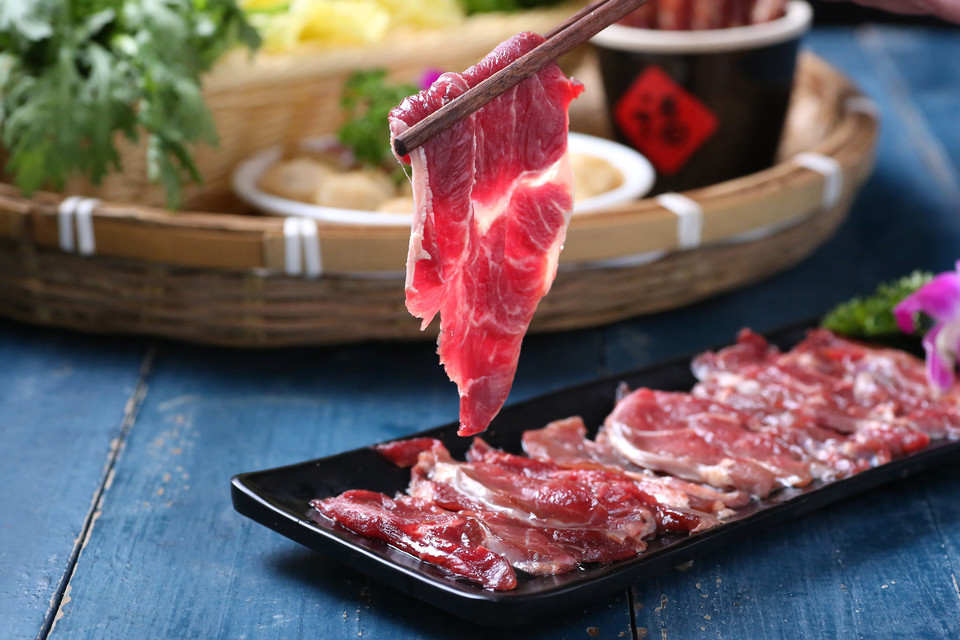 手切热气牛肉图片
