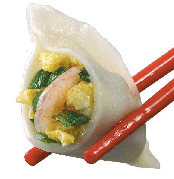 素三鲜虾仁水饺图片