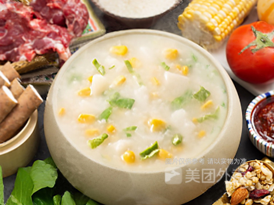 山药玉米粥图片