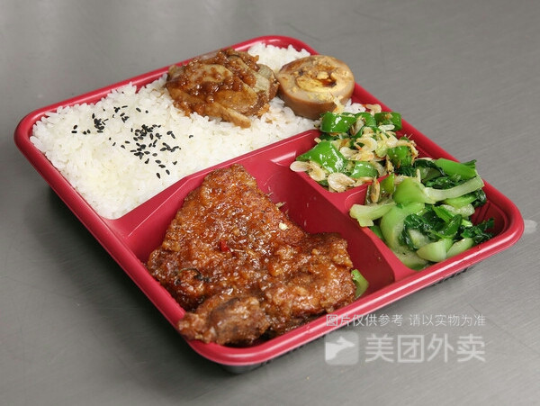 红烧大排便当