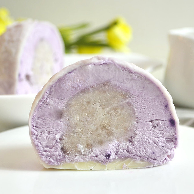 紫薯芋泥大福图片