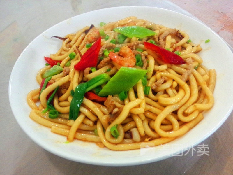 二节子炒面图片