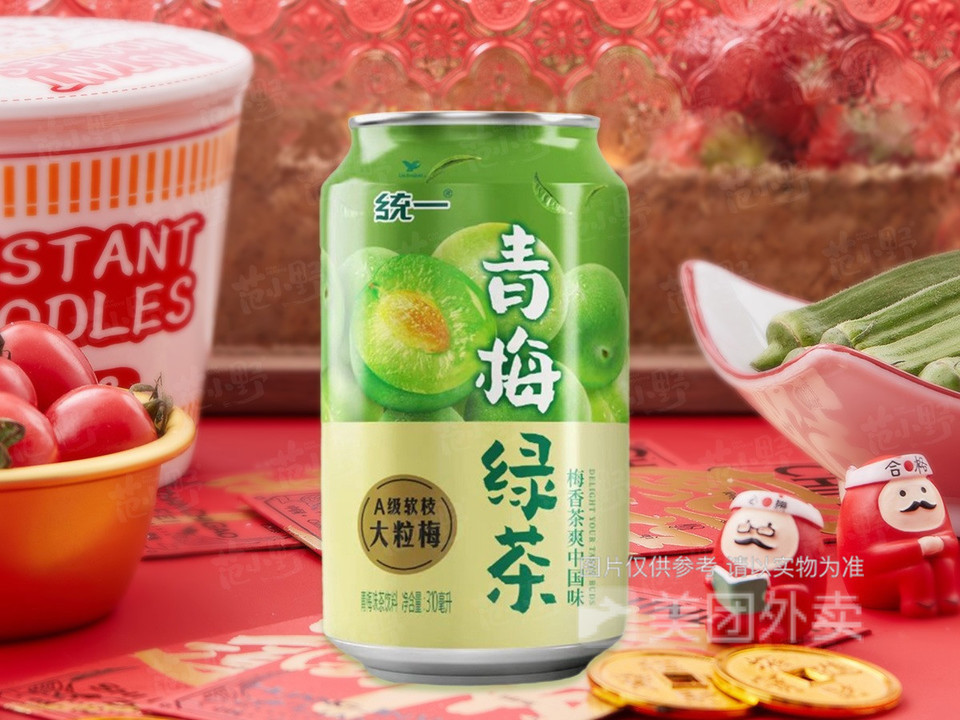 统一青梅绿茶图片