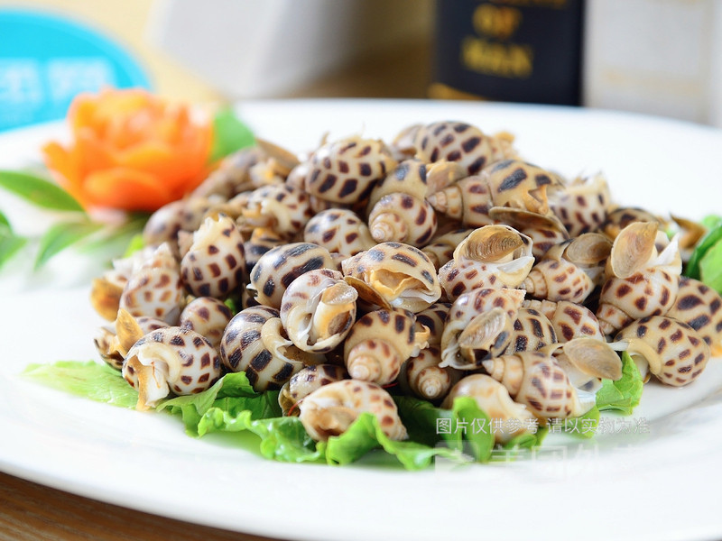 白灼花螺图片