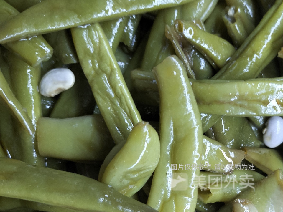 卤四季豆图片