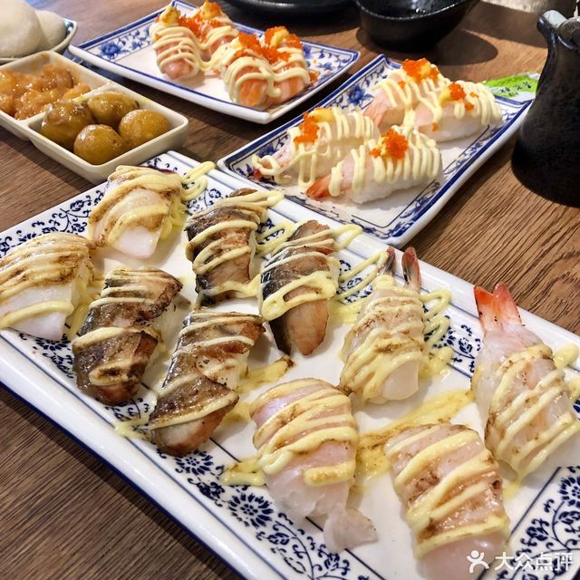 火炙芝士玻璃虾寿司图片