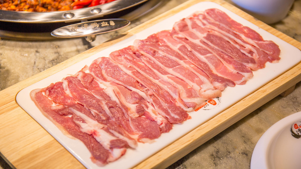 大刀五花肉图片