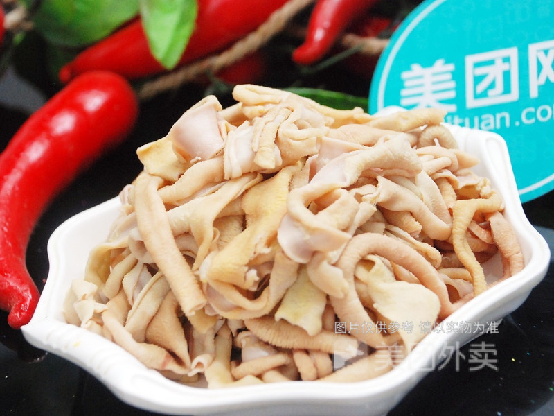 白切鸭肠饭图片