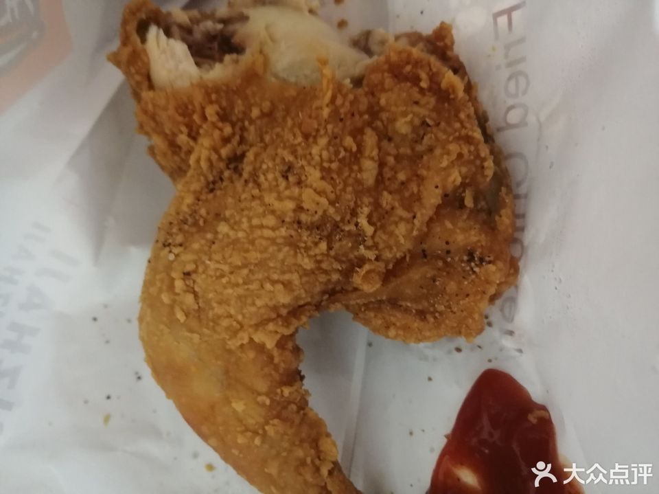 好不好,口碑):1***:三块七卤了两次半只脆皮炸鸡加一个双鸡堡评分