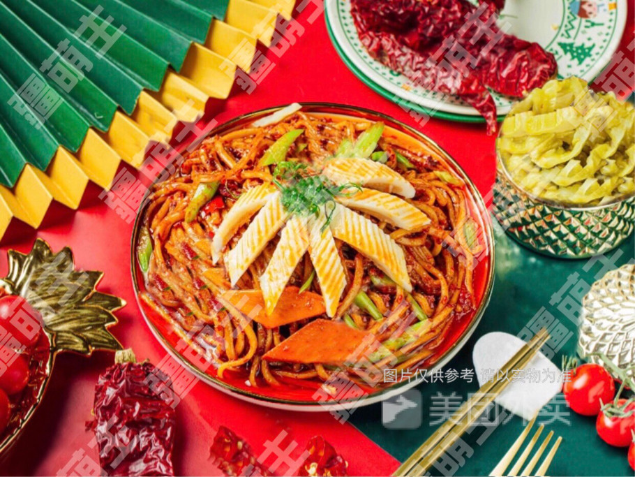 大厨特制鲜美鱼排炒米粉图片