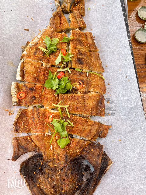 炭烤鲜鲅鱼图片