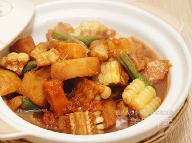 压锅菜米饭