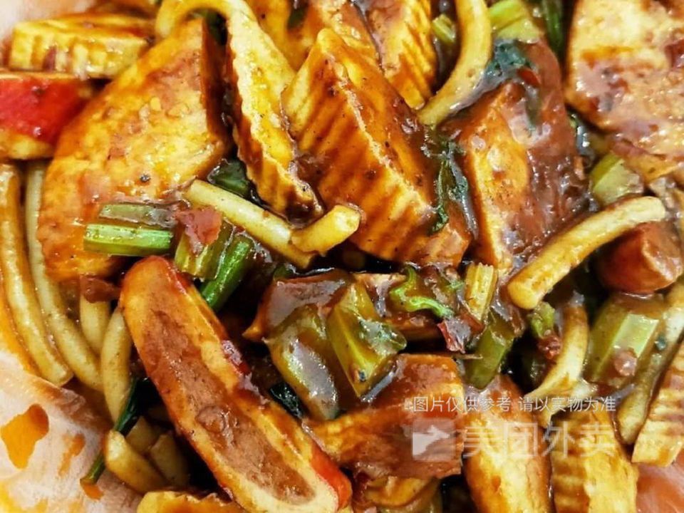 鱼排炒米粉图片