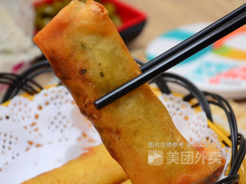 春卷炸排图片