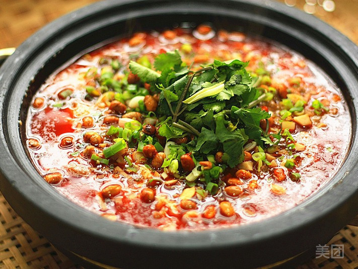 石锅豆花牛柳图片