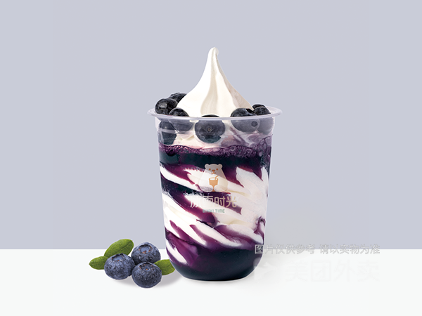 蓝莓大圣代图片