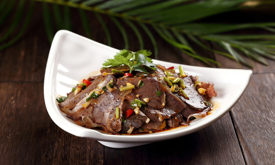凉拌五香牛肉图片