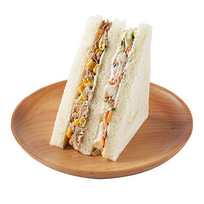 吞拿鱼土豆沙拉三明治图片