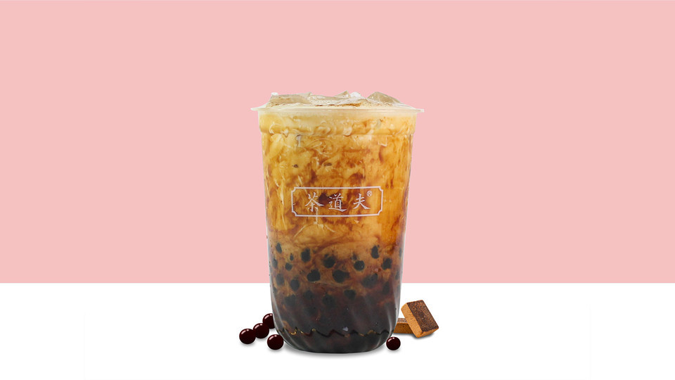 黑糖珍珠牛乳茶图片