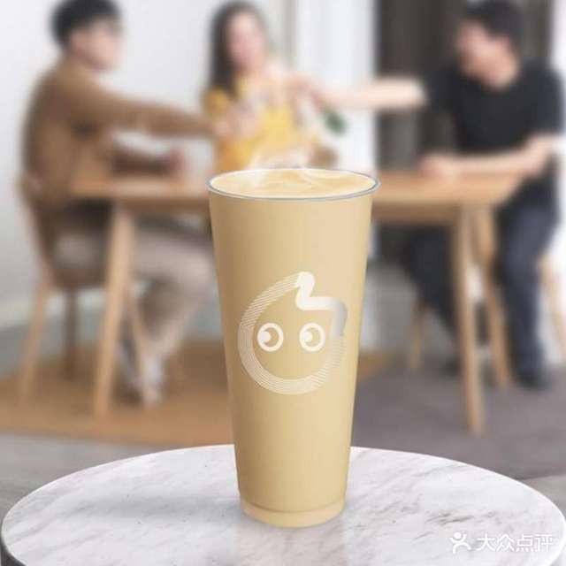 新品奶茶五小福图片