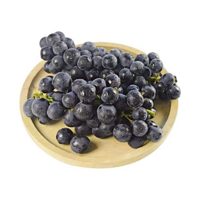 洗净无籽夏黑葡萄