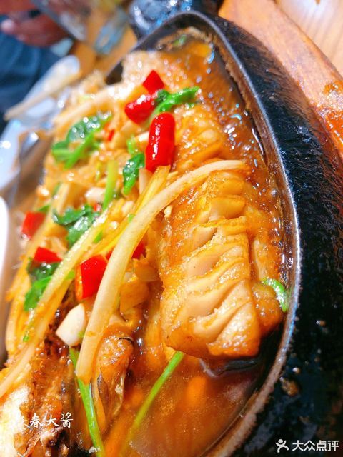 铁板明太鱼图片