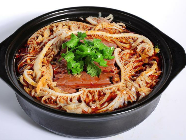 砂锅毛血旺图片