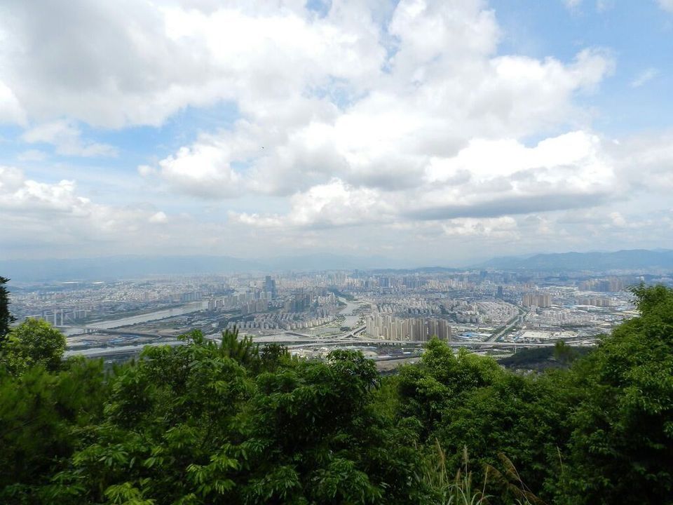 旗山鼓山图片