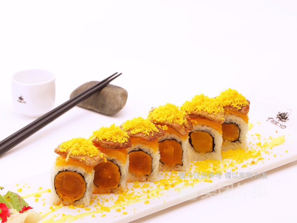 黄金鹅肝卷图片