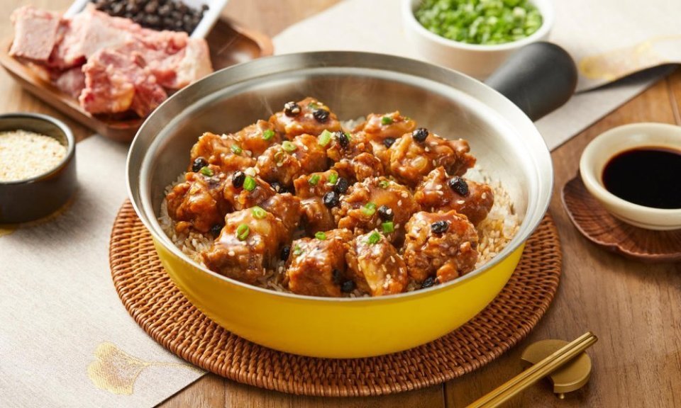 豉汁排骨煲仔饭图片