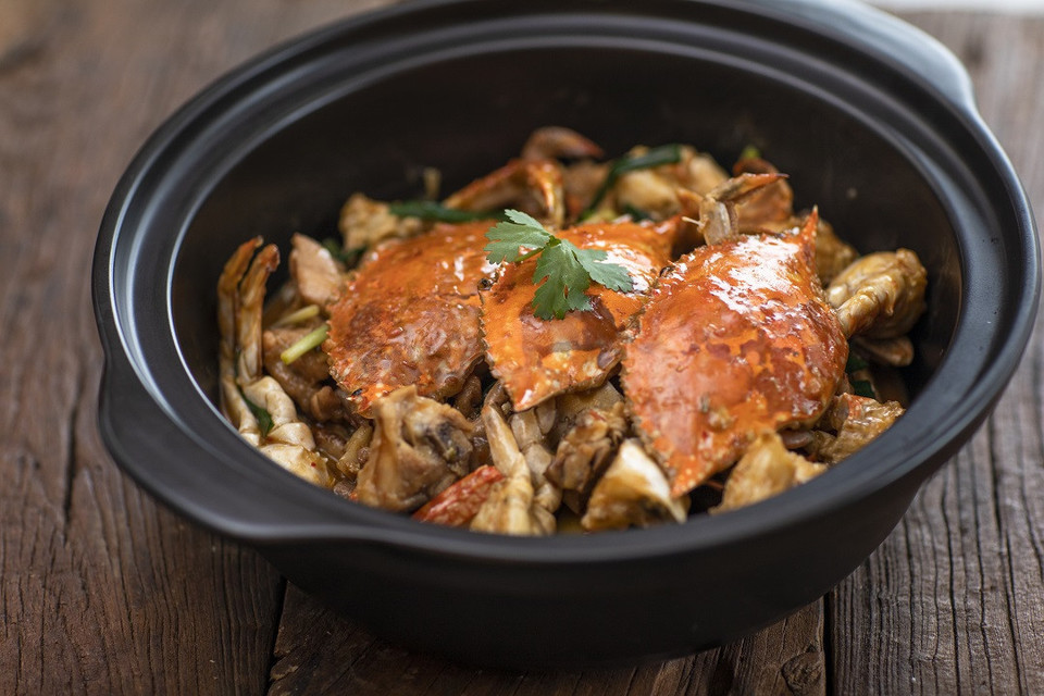 招牌鸡煲蟹图片