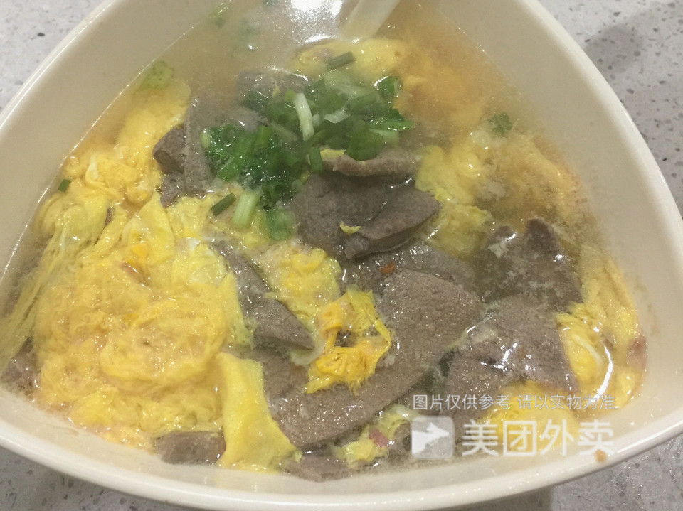 猪肝蛋汤图片