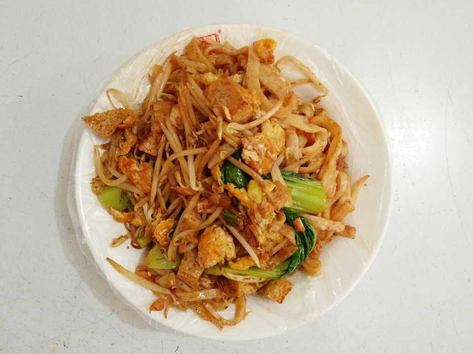 鸡蛋炒面皮图片