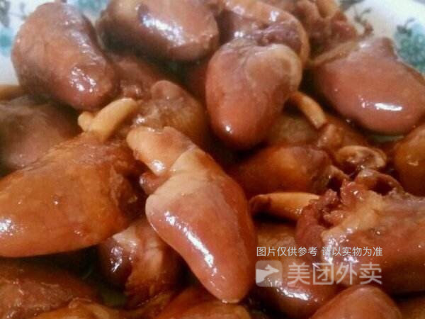 熏鸡心图片