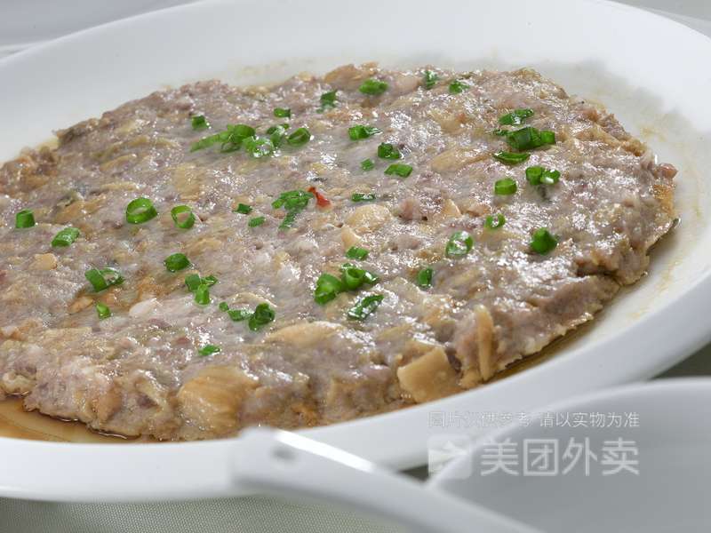 冬菇蒸肉餅飯圖片