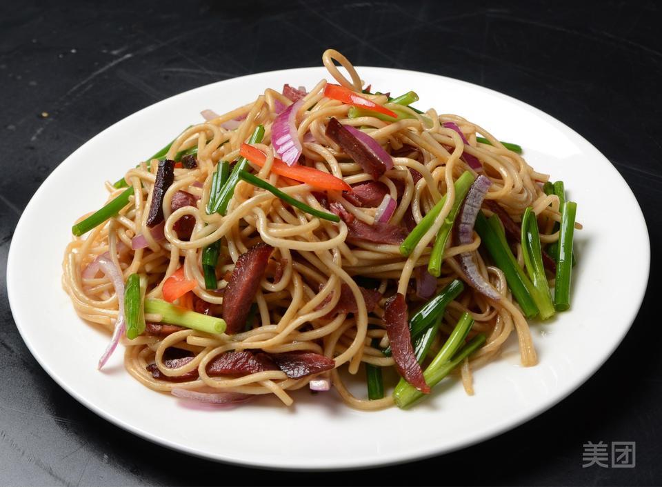 凉拌青稞面图片