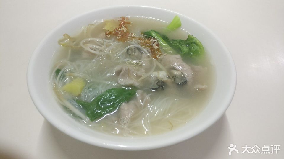 青菜肉末泡麵推薦菜:我家粥粉面(軟件園何厝店)位於廈門市思明區會展