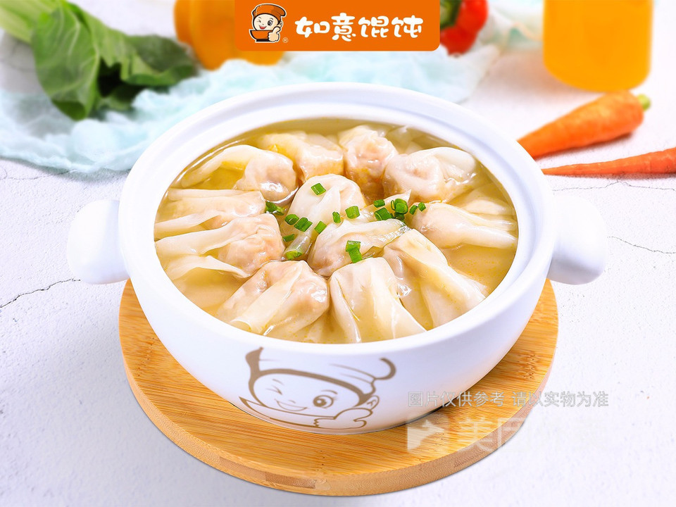 虾仁燕皮馄饨图片