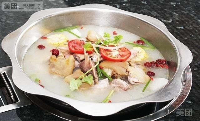 山药蹄花鸡图片