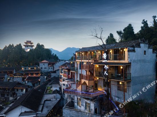 芙蓉镇最好景色的民宿图片