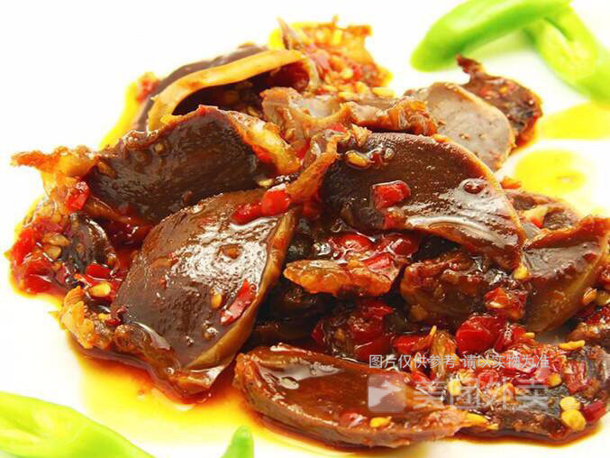 卤鸭胗图片