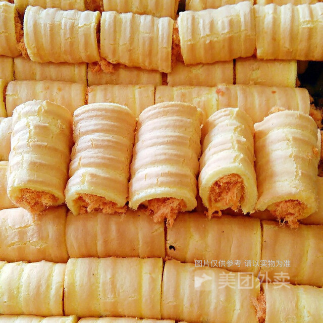 沙拉肉松卷图片